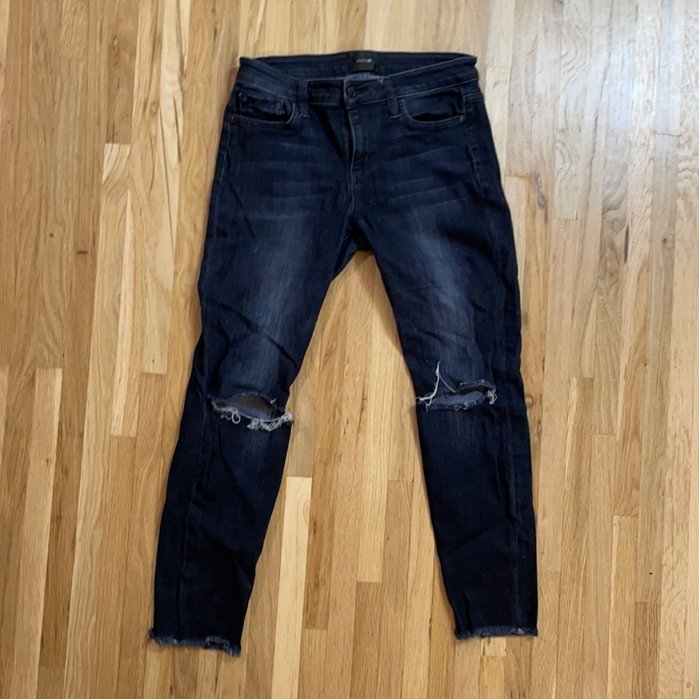 Joe’s distressed jeans